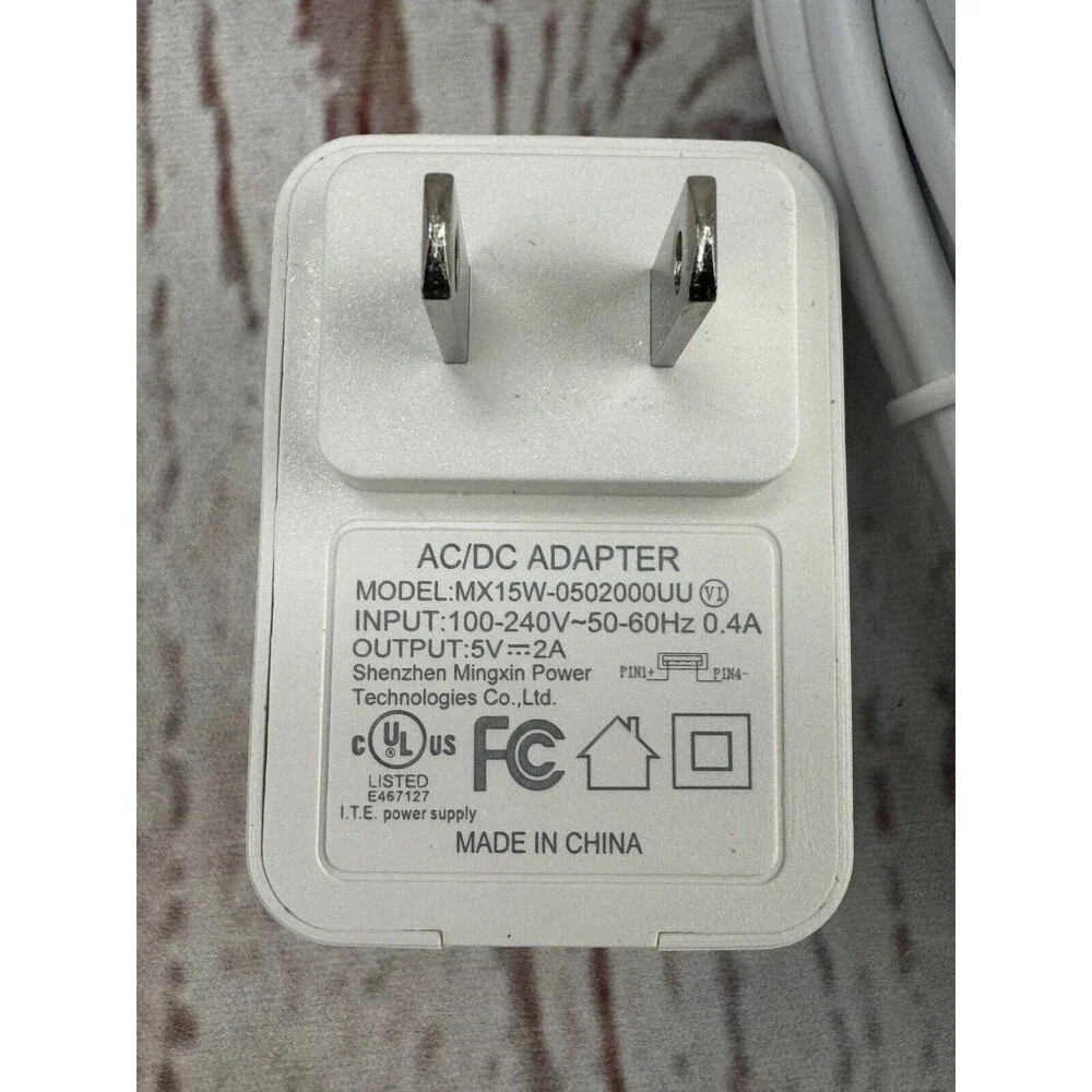 Rollease Acmeda 12' Micro B Male Extension Cable & AC Adapter White NEW